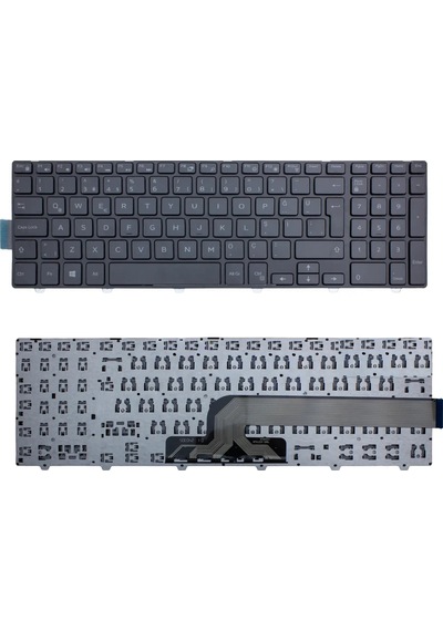 Siyah-ışıksız, Notebook Klavye - Inspiron 3542 Type B21f45c Muadili İle Uyumlu