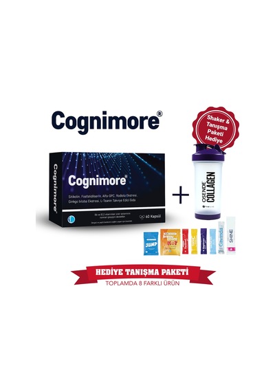 Cognimore 60 Kapsül Tabvitamins Tanışma Paketi Shaker Hediyeli