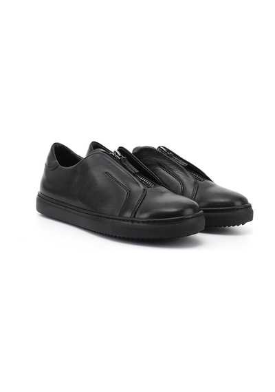 Gönderi(R) Gönderi R Kadın Siyah Fermuarlı Termo Taban Hakiki Deri Sneaker Gdza134m0371 Siyah Gönderi(R) Gönderi R Kadın Siyah Fermuarlı Termo Taban Hakiki Deri Sneaker Gdza134m0371 Siyah