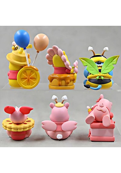 Winnie The Pooh Bahar Serisi Mini Koleksiyon Figürü 8 Cm Rastgele 1 Adet