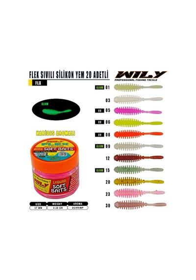 Wily Flex Sıvılı Silikon 37 Mm 20 Adetli