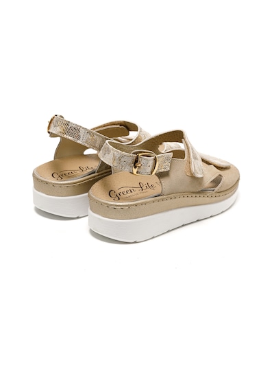 Gold/beige Sandalet Kadın 5686 Green Life Stretch Women's Footwear Gold/beige Altın - Bej