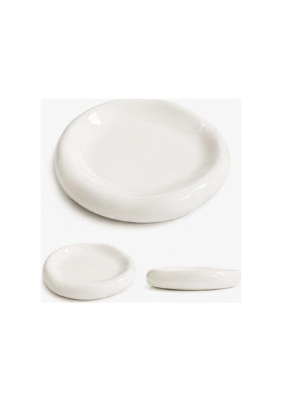 X Duygu Batum Momento Soft Bowl Servis Sunum Tabak Ekru - 923712565 Ekru