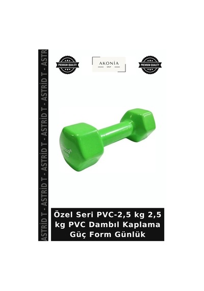 Özel Seri Pvc-2,5 Kg 2,5 Kg Pvc Dambıl Kaplama Güç Form Günlük