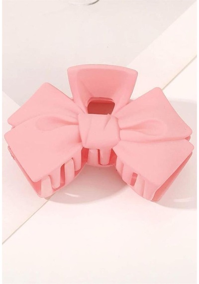 Somuch Özel Malzeme Kadifemsi Dokulu Fiyonk Pembe Mandal Toka Pembe - 614468021 Pembe - 614468021 Pembe