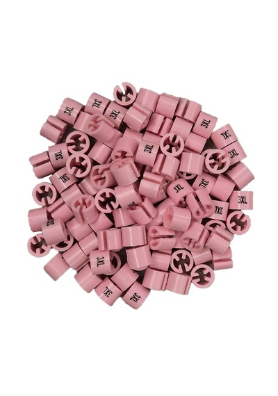 Askı İçin Baskılı Pembe 3xl ' Benden Boncuğu 100 Adet Pembe Pembe