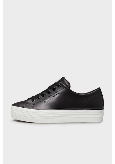 Calvin Klein Bayan Ayakkabı Yw0yw01633 0gm Siyah-beyaz Siyah-beyaz Siyah - Beyaz