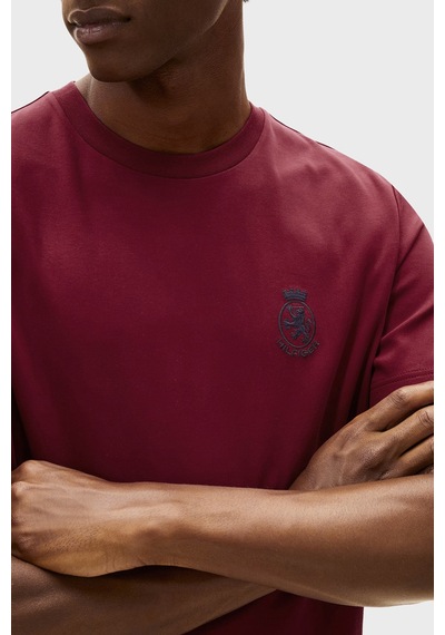 Tommy Hilfiger Erkek T Shirt Mw0mw42854 Xjs Kırmızı Kırmızı