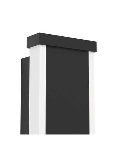 Neviano Led Duvar Lambası, Dış Mekan Aydınlatması, Ev Duvarı, Dikdörtgen Duvar Dış Mekan Lambası, Metal Ve Plastik Dış Mekan Duvar Lambası, Sıcak Beyaz, Ip65, 97 Cm