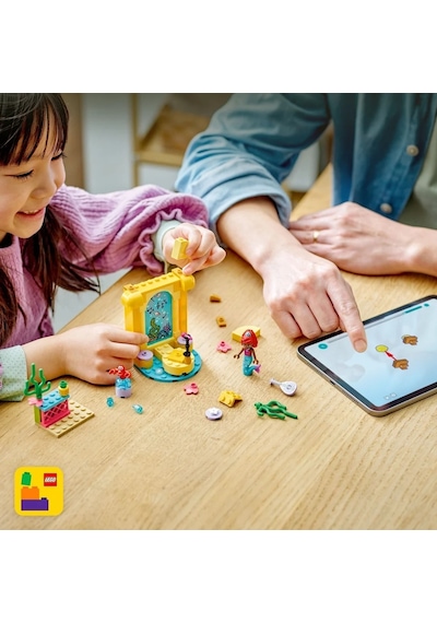 LEGO® │ Disney Princess Ariel'in Müzik Sahnesi 43235 - 4 Yaş & Üzeri Çocuklar için Yaratıcı Oyuncak Yapım Seti (60 Parça)
