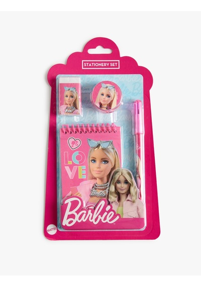 Koton Lisanslı Barbie Kırtasiye Seti Pembe 7wak70355aa