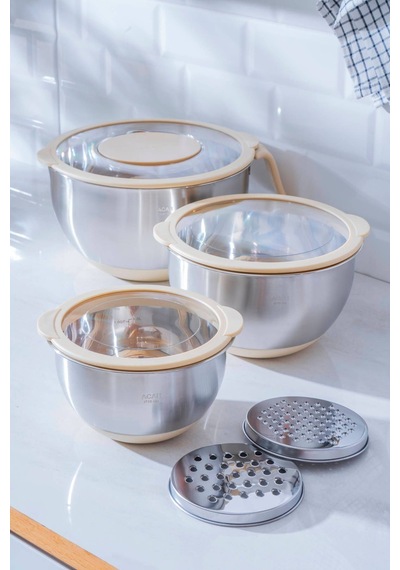 Focus Pro Karıştırma Ve Saklama Kabı Seti Inox