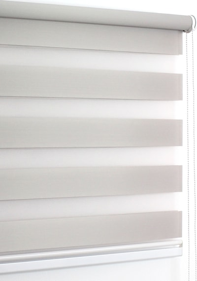 Buperde Açık Gri Eko Zebra Stor Perde