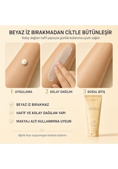 Purebıen %100 Doğal Güneş Koruyucu Spf 50+ Pa++++ Uva/uvb 50 Ml