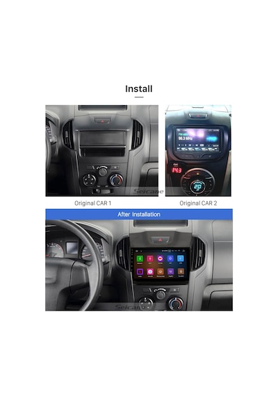 Isuzu D-max 2015-2018 Uyumlu Multimedya Navigasyon Usb Kamera Carplayer 4 Ram