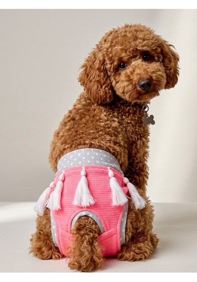 Neo Pink Dişi Köpek Regl Külotu Köpek Donu Köpek İç Çamaşırı Pet Kıyafet Küçük Irklar İçin