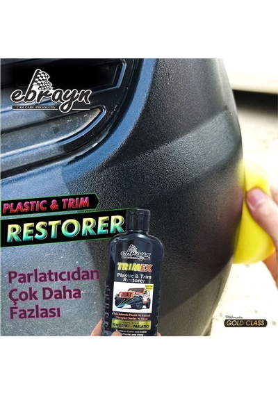 Ebrayn Trimex Plastik Ve Kauçuk Yüzey Yenileyici & Parlatıcı 200 Ml