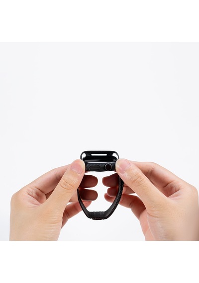 Pitaka Air Case Watch 45mm Kasa Koruyucu 600d Aramid Fiber Classic Serisi Black-grey Twill
