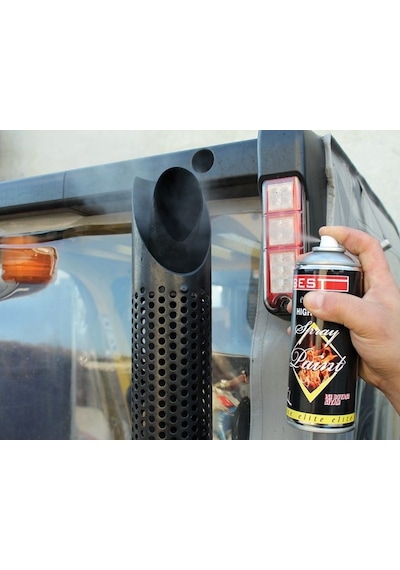 Best 300 Derece Isıya Dayanıklı Gümüş Gri Sprey Boya 400 ML