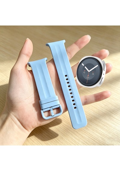 Samsung Galaxy Watch 9/8 40mm 44mm Classic 46mm Lansman 1-1 Kordon Spor Silikon Band Str-86