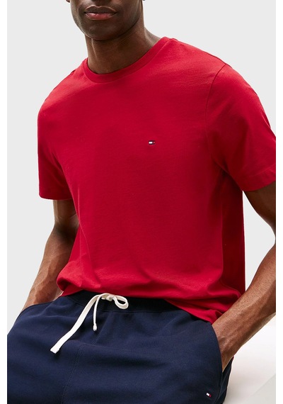 Tommy Hilfiger Erkek T Shirt Mw0mw39995 Xld Kırmızı Kırmızı
