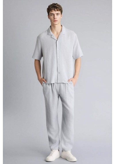Defacto Relax Fıt Pamuklu Pantolon D6144ax26smgr130 Gri-gr130