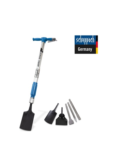 Scheppach Aero2spade 27J 6.3Bar Pnömatik Havalı Kırıcı + 5 Parça Aksesuar Set - 5909601900