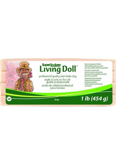 Super Sculpey Living Doll Fırınlanabilir Model Hamuru 454 Gr. Beı