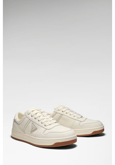 Guess Uddent Erkek Deri Sneaker Ayakkabı Fmjuddlel12 Ekru