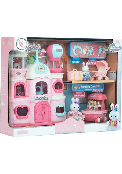 Bay Dreamy Mini Tavşan- Mini Kale Oyun Seti