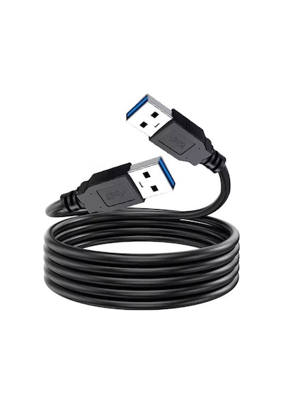 1 Metre - Usb 3.0 Erkek-erkek Kablo - Yüksek Hızlı 5gbps Veri Aktarımı