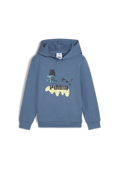 Puma X Trolls Hoodie Mavi Erkek Çocuk Hoodie