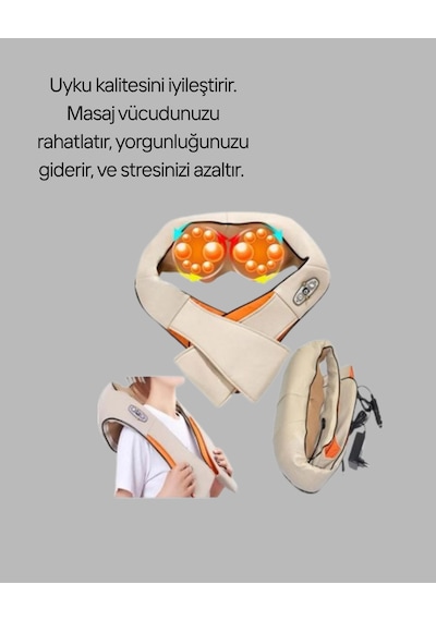 Zengemtx Ev Ve Araç İçi Uyumlu Masaj Cihazı Beyaz