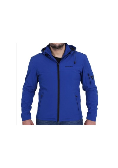 Venom Motosiklet Montu Jaws Soft Shell Mavi Erkek Motorcu Mont
