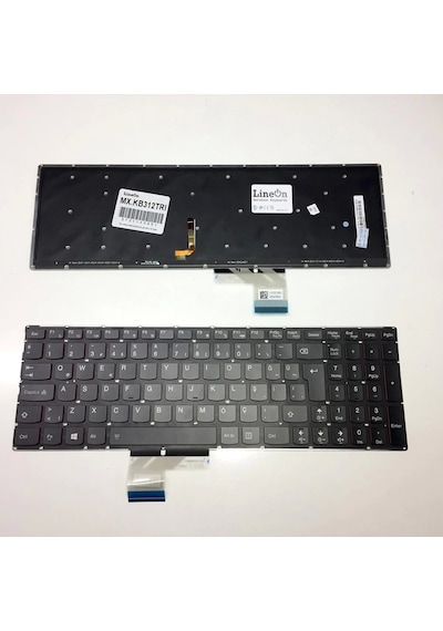 Lenovo Y50-70 Klavye Siyah Türkçe Işıklı