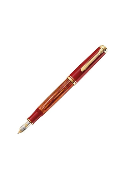 Pelikan M600 Tortoiseshell Red Dolma Kalem Çok Renkli