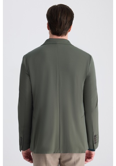 D's Damat Ds Damat Comfort Haki Düz Kumaş Ceket 5hc04st15404m H01