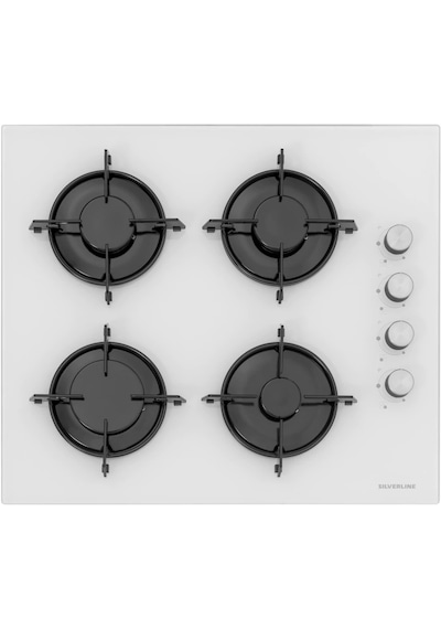 Silverline CS5349W01 - 3420 Classy 60 Beyaz Cam Ankastre Set Silverline CS5349W01 - 3420 Classy 60 Beyaz Cam Ankastre Set
