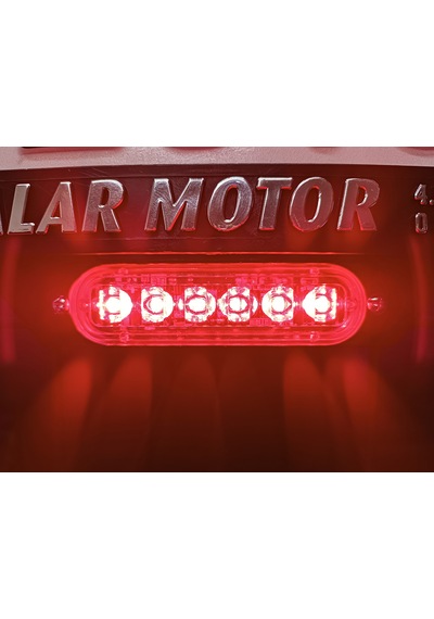 Mikron Devre M6 - Plakalık Altı 18 Modlu Led Lamba Metal Braketli Kolay Bağlantı Konnektörlü F1 Stop Çakar Seçenekler