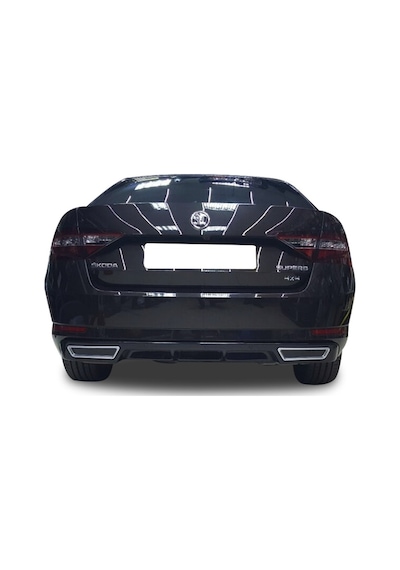 Skoda (Plastik) Superb Egzoz Görünümlü Difüzör