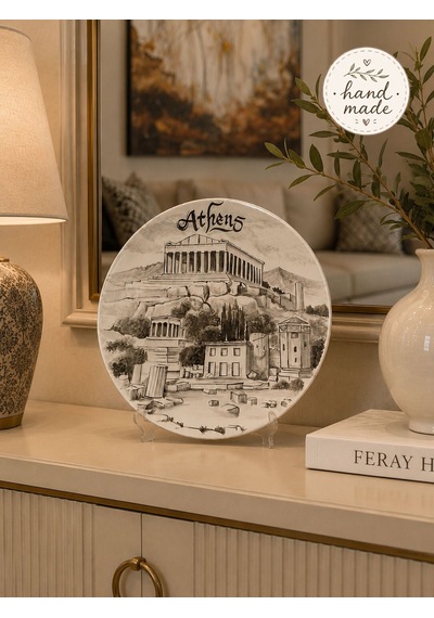 Dekoratif Seramik Tabak 30 Cm Collection Atina Temalı