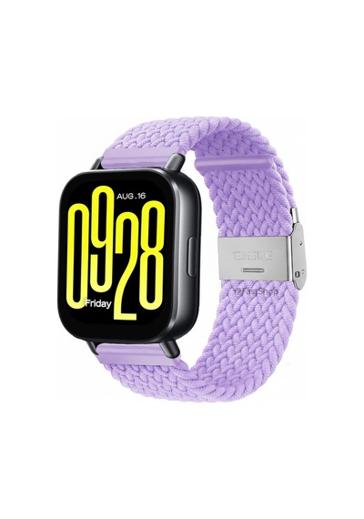 Xiaomi Redmi Watch 5 Acitve / 5 Lite Uyumlu Metal Clips Kumaş Örgü Akıllı Saat Kordon