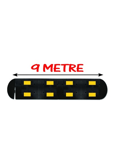 Hız Kesici Tümsek Kauçuk Hız Kesici Kasis Kauçuk Şaseli Yol Kasisi 9 Metre 50x40 Cm