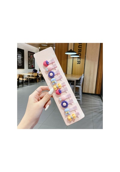 So-much Yeni Sezon Bebek Ve Çocuk 10'lu Sevimli Yan Pens Toka Seti-3 Renkli Pembeli - 124502266 Renkli Pembeli - 124502266 Renkli Pembeli
