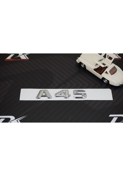 A45 Bagaj Krom Metal 3M 3D Yazı Logo