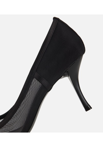 Hotiç Kadın Siyah Transparan Fiyonk Detaylı Stiletto 01ayh320760a100 01ayh320760a100 Siyah