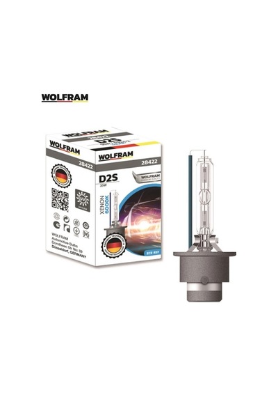 Wolfram 12V-85V Xenon Ampul D2S 35W 6000K Germany N11.3068