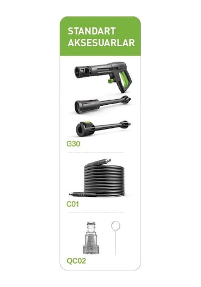 Povver Plt407g-1800 Yüksek Basınçlı Yıkama Makinesi