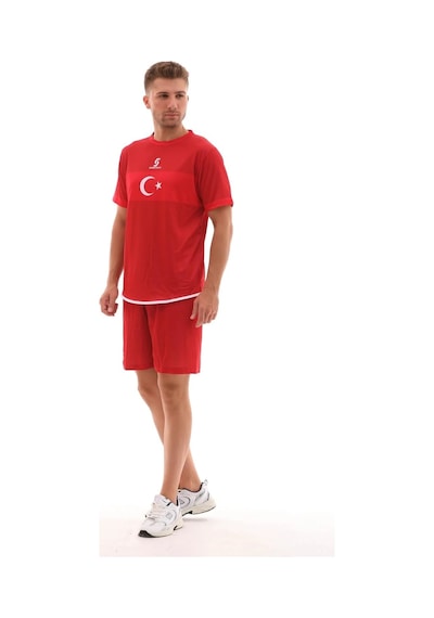 Sportech K0141 Türkiye Milli Takım Forması Kırmızı Tek Kelime Isim Ve Numara Yazılır 164 Kırmızı
