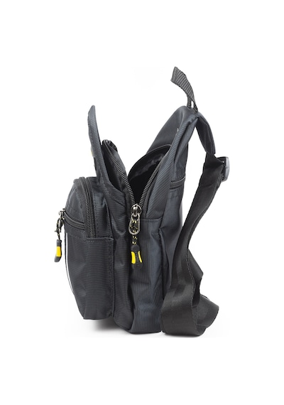 Küçük Boy Çapraz Göğüs El Ve Omuz Çantası Unisex Body Bag 955 Siyah - Sarı